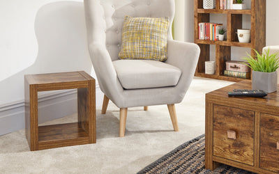 Jakarta Cube Table Cube Mango – GFW, view 3