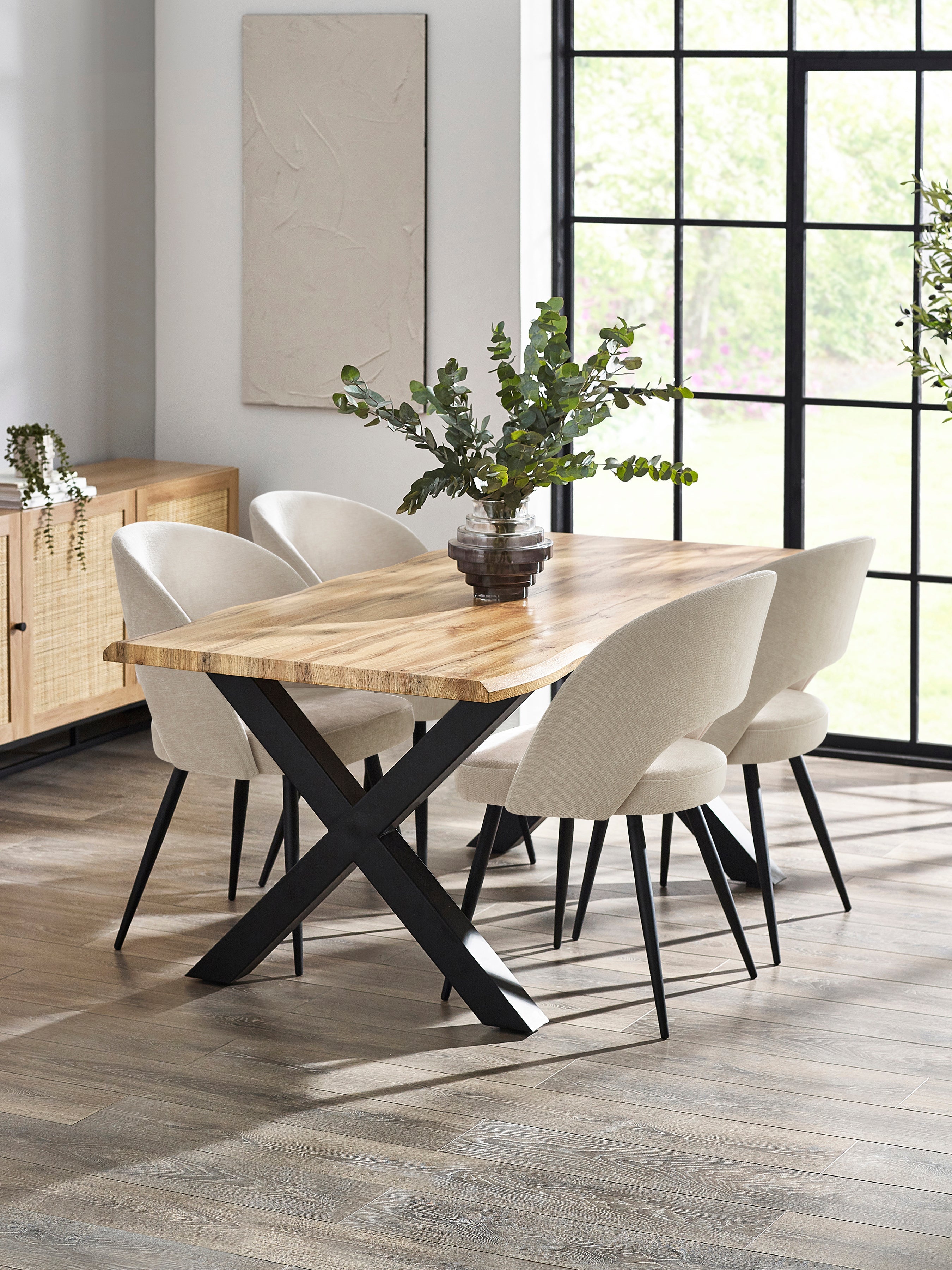 Ella Dining Chairs - Calico (Set Of 2) – Julian Bowen, view 9