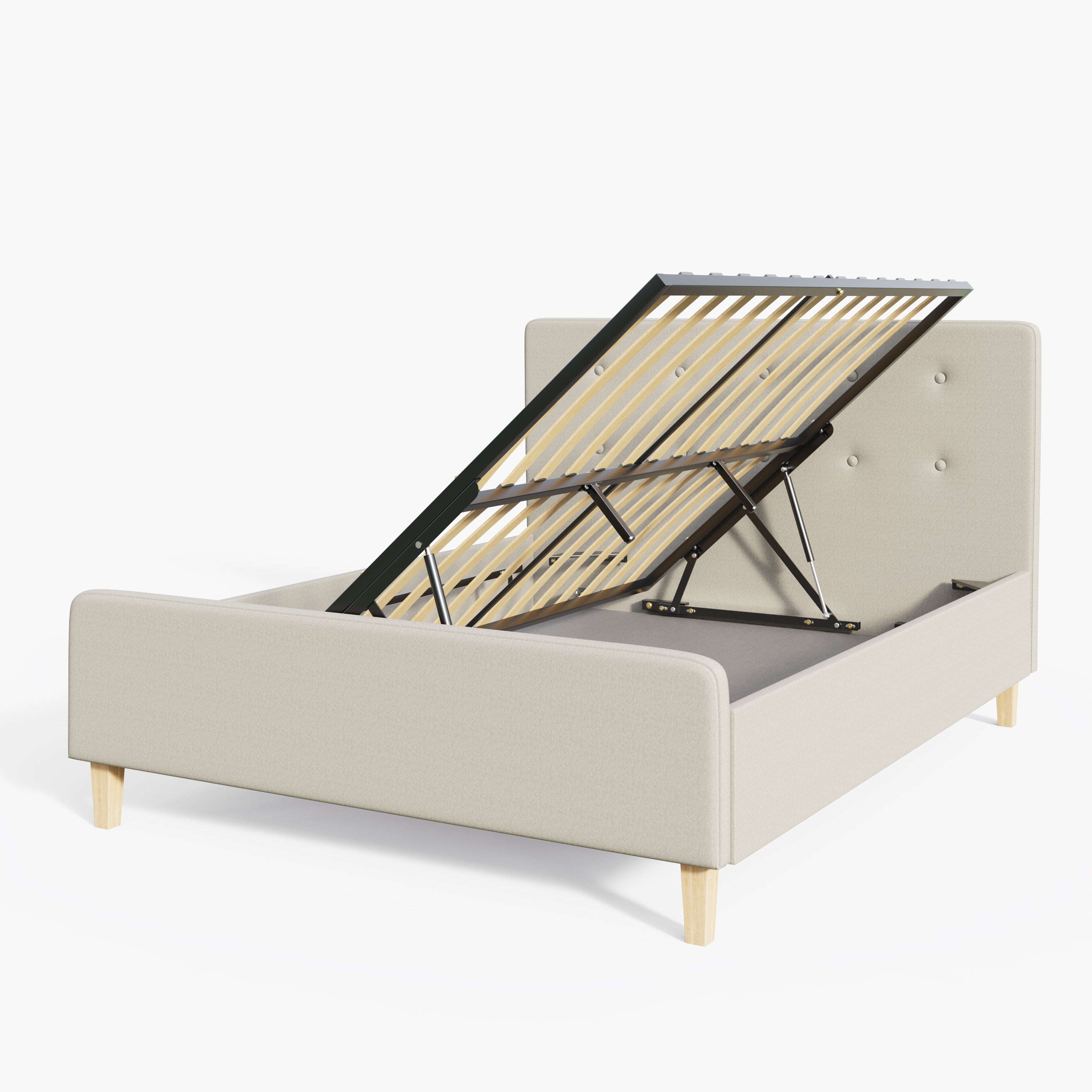 Ashbourne Ottoman Bed Natural – GFW, view 6