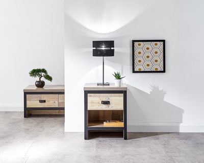 GFW Lamp Table Boston Lamp Table Oak Bed Kings