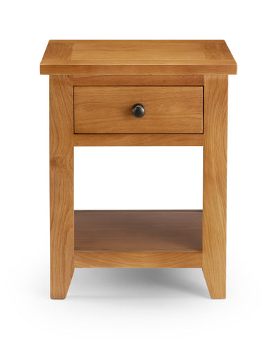 Astoria 1 Drawer Lamp Table – Julian Bowen, view 4