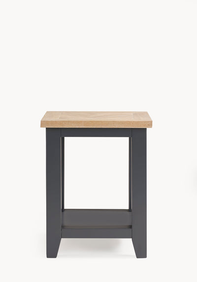 Bordeaux Lamp Table Dark Grey – Julian Bowen, view 3