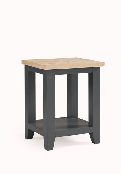 Bordeaux Lamp Table Dark Grey – Julian Bowen