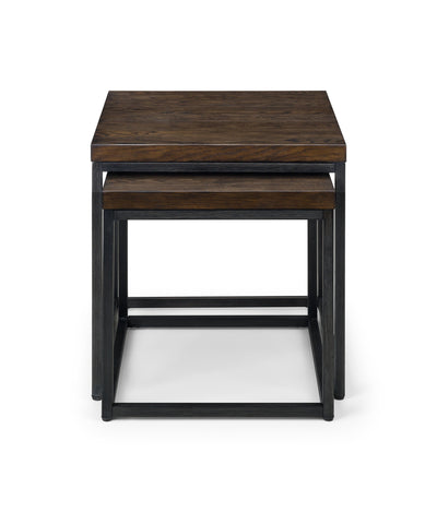 Brooklyn Nesting Lamp Tables - Dark Oak – Julian Bowen
