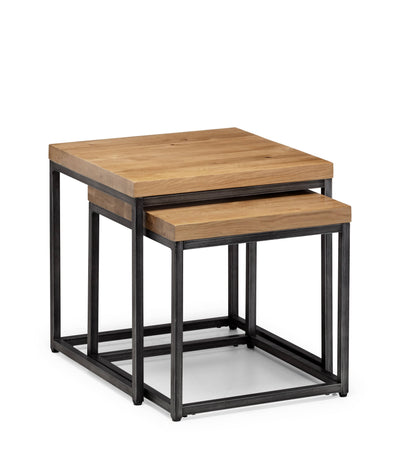 Brooklyn Oak Nesting Lamp Tables – Julian Bowen