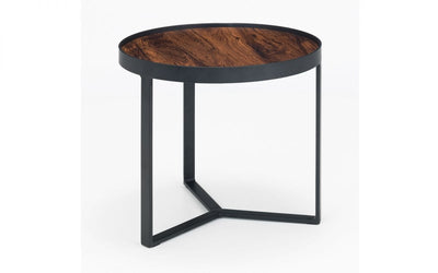 Loft Lamp Table - Walnut – Julian Bowen