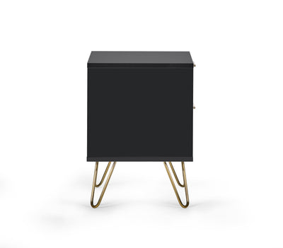 Murano Lamp Table - Matt Black – Julian Bowen, view 4