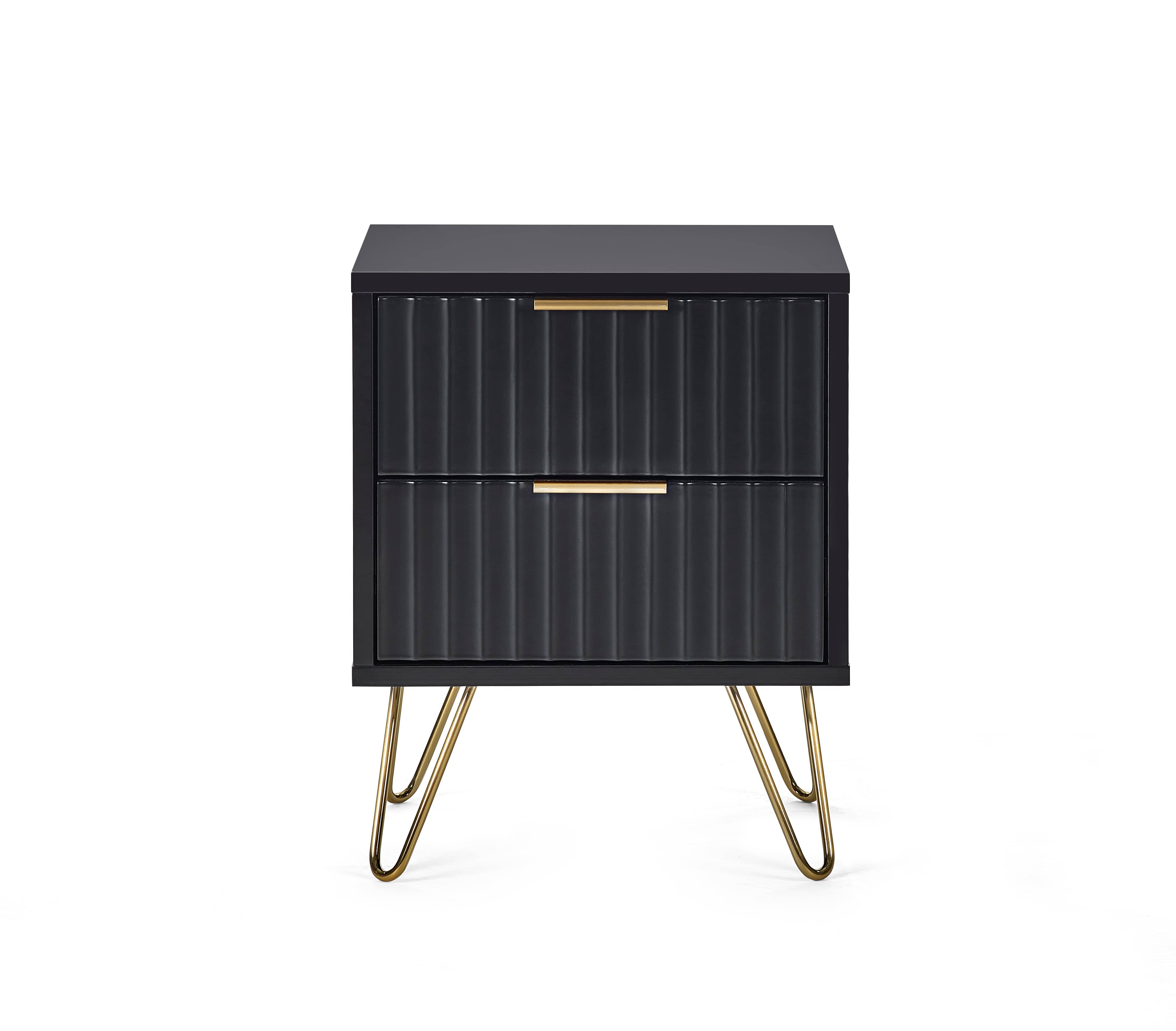 Murano Lamp Table - Matt Black – Julian Bowen, view 2