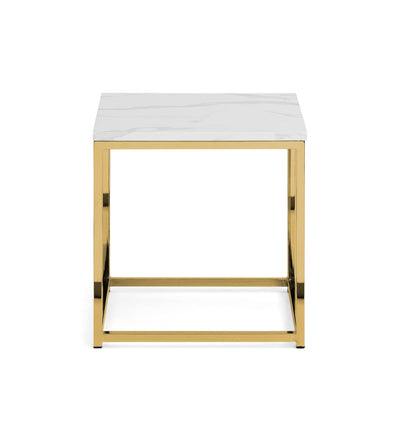 Scala Gold Lamp Table – Julian Bowen, view 2