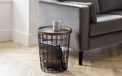 Julian Bowen Lamp Table Smithson Storage Lamp Table Bed Kings