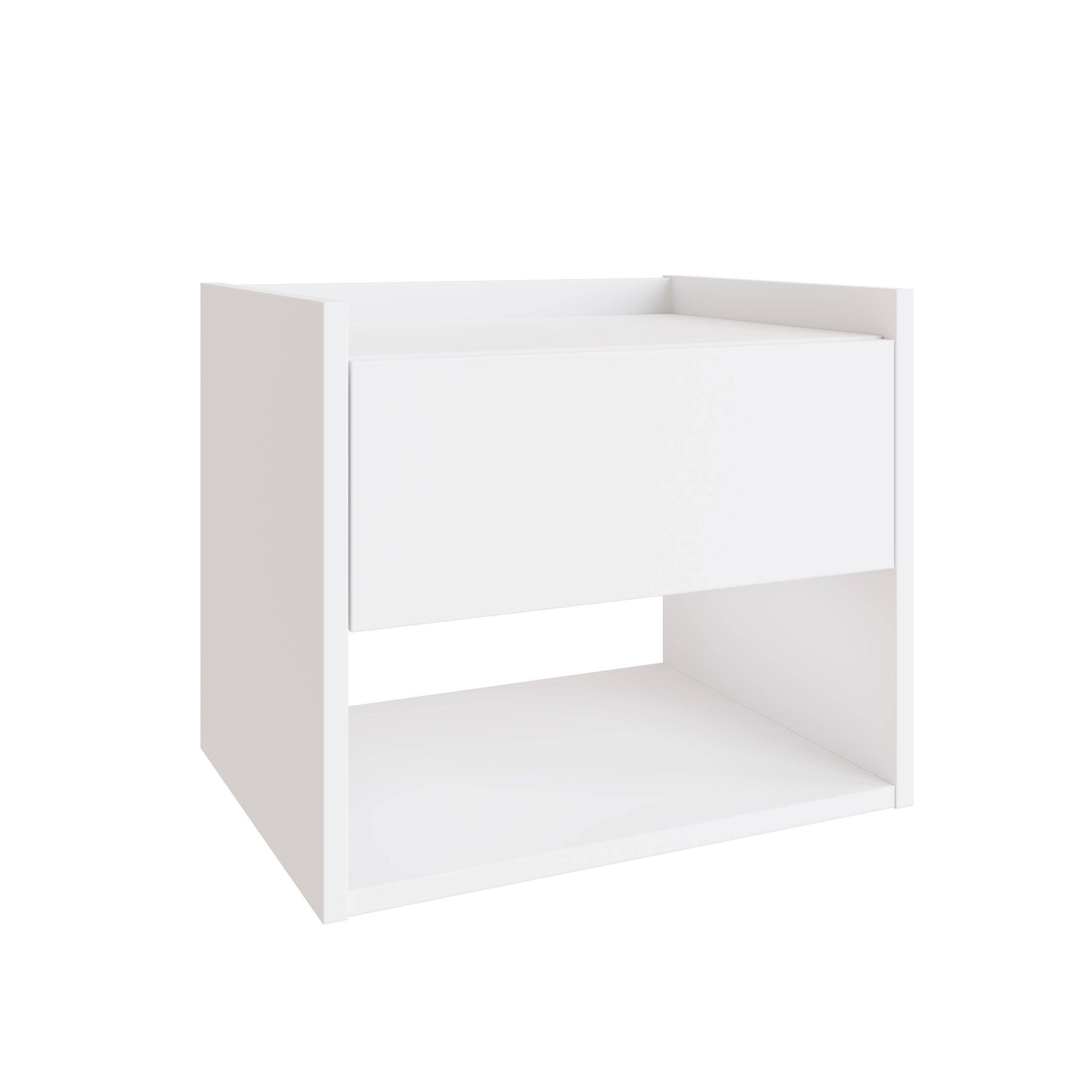 Harmony Wall Mounted Pair Of Bedside Tables White - GFW – GFW, view 5