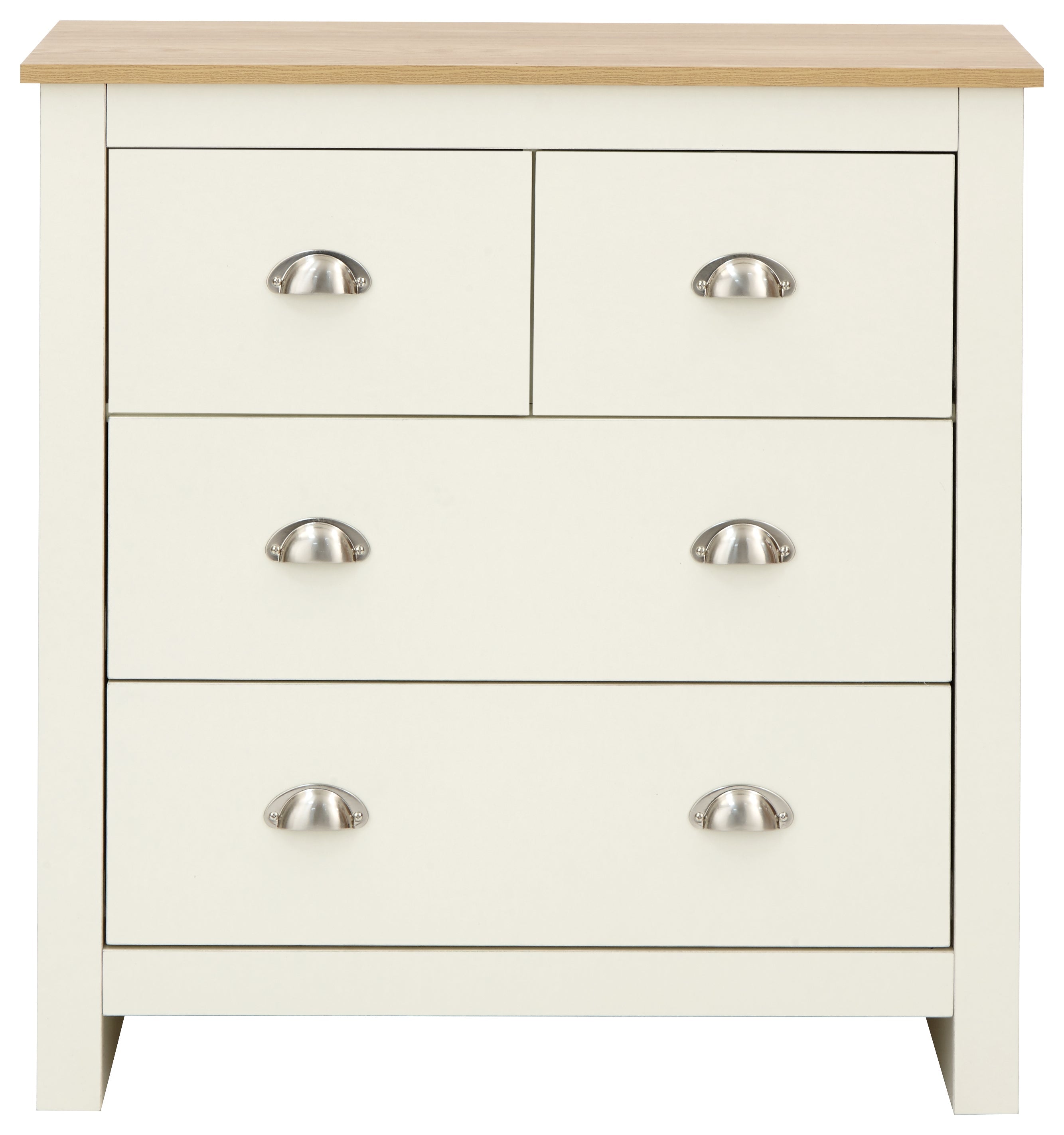 Lancaster 2+2 Drawer Chest Cream – GFW