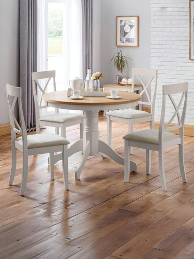 Davenport Elephant Grey Dining Chairs (Set Of 2) – Julian Bowen, view 8