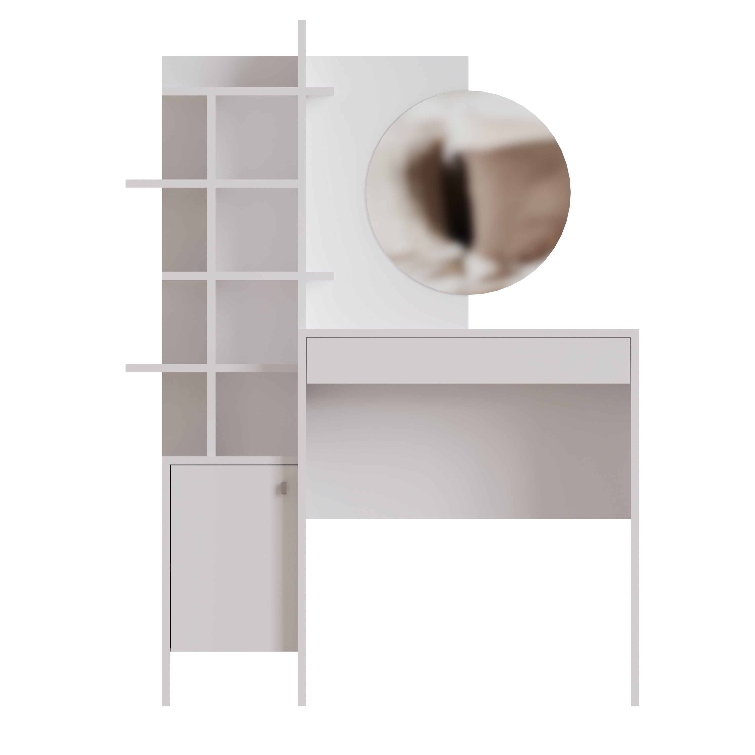 Freyja Dressing Table White/White – GFW, view 4