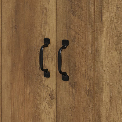 Boston 3 Door Wardrobe Knotty Oak – GFW, view 8