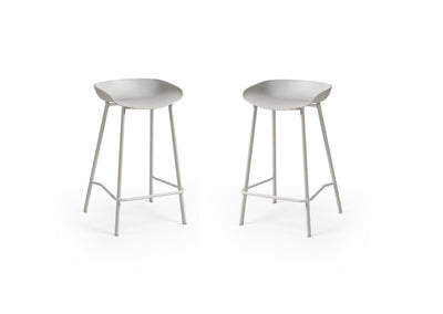 Renzo Bar Stool Grey (Set Of 2) – Julian Bowen