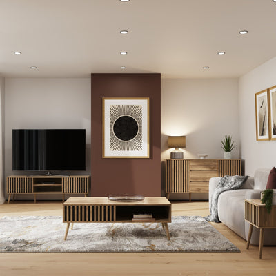 Rowan Coffee Table Oak – GFW, view 6