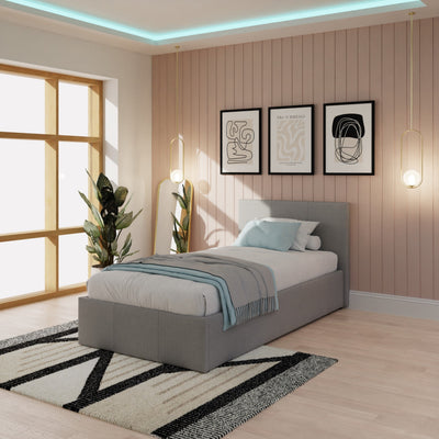 Side Lift Ottoman Bed Grey – GFW, view 11