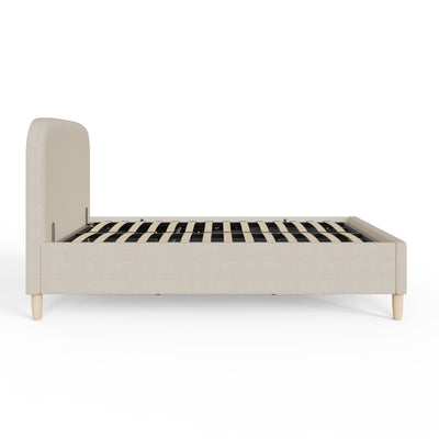 Florence Boucle Ottoman Bed Natural Stone – GFW, view 7
