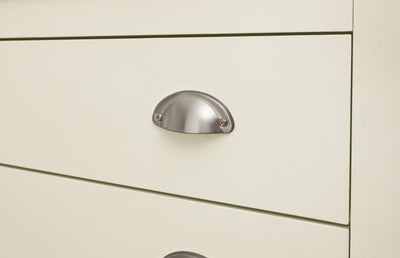 Lancaster 2Dr 1Drw Shoe Cabinet Cream – GFW, view 6