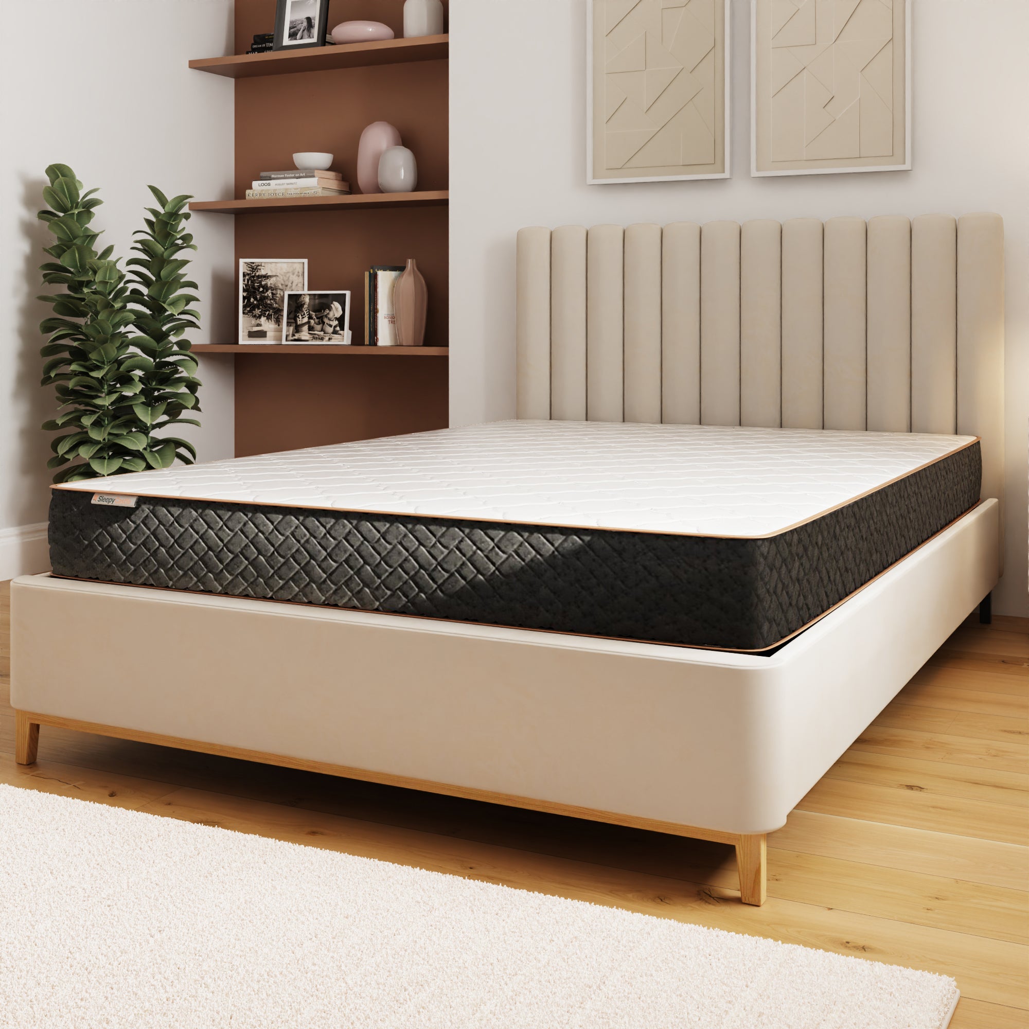 Sleepycastle Pocket Sprung Mattress 120cm – White