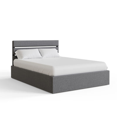 Hudson 120cm End Lift Ottoman Bed – Grey