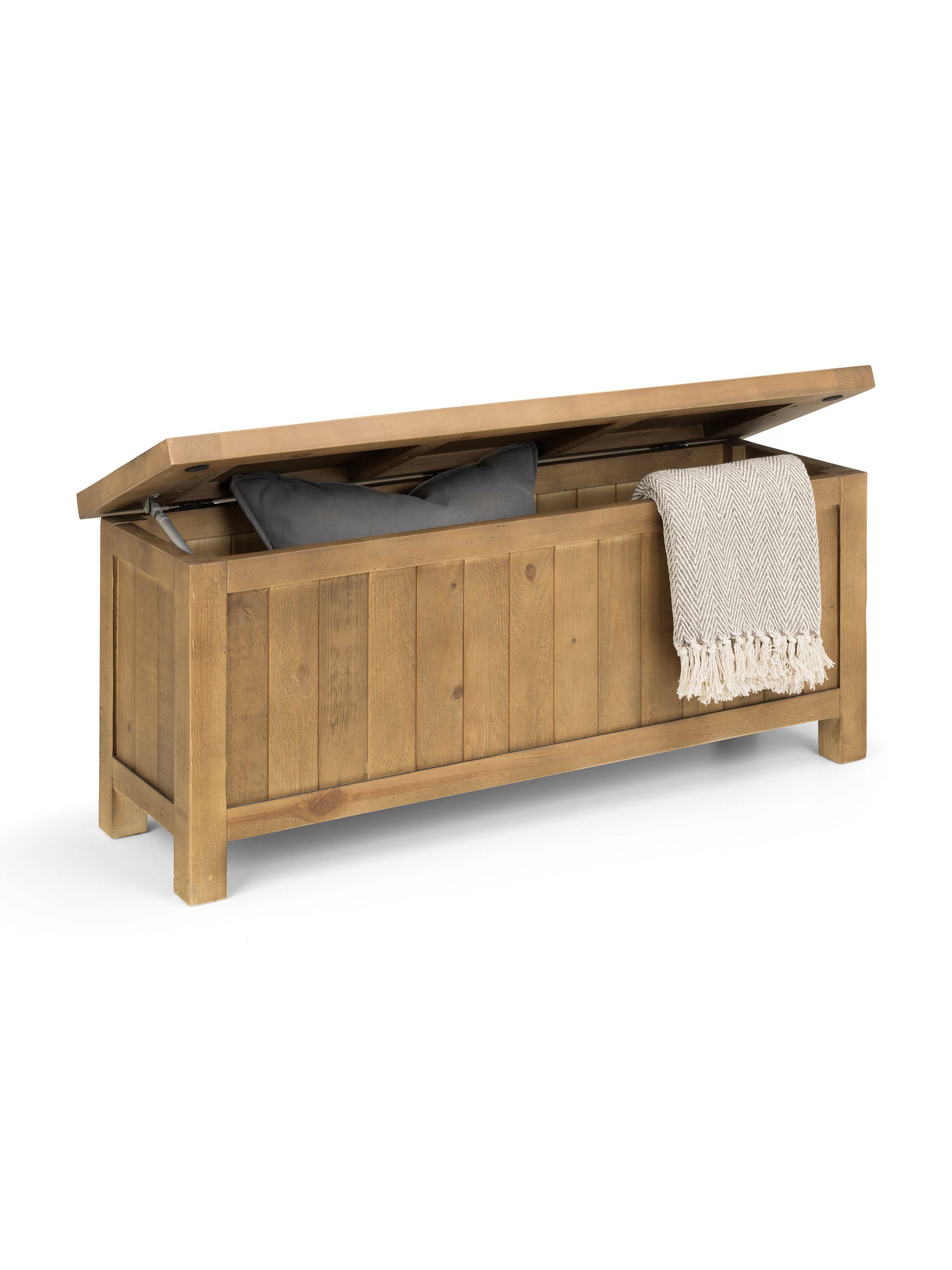 Aspen Storage Bench - Natural – Julian Bowen, view 4