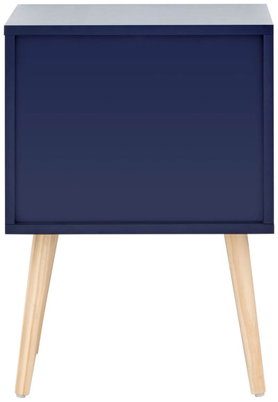 Nyborg Single 2 Drawer Bedside Nightshadow – Nightshadow