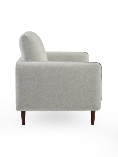 Remy 2 Seater Light Grey Fabric Sofa – Julian Bowen, view 3
