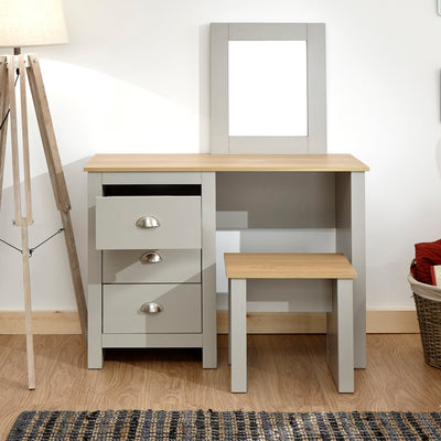 Lancaster Dressing Table Set Grey – GFW, view 6