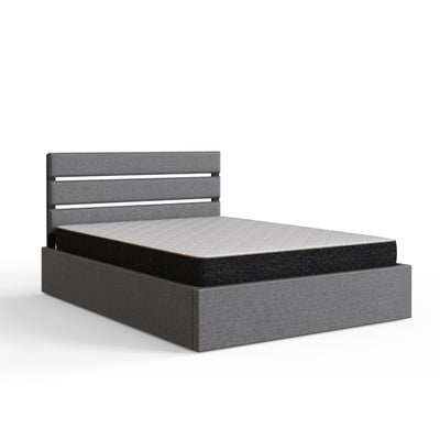 Hudson 135cm End Lift Ottoman Bed – Grey