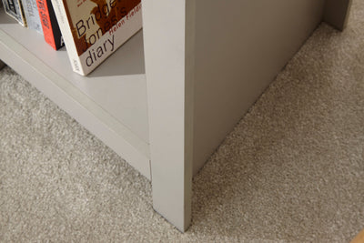 Lancaster Side Table With Shelf Grey – GFW, view 7