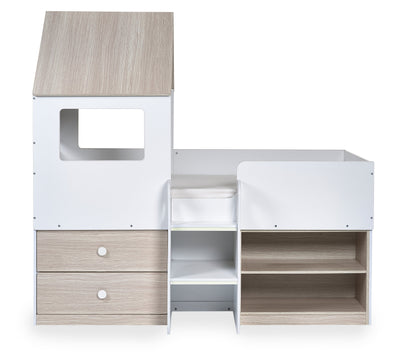 Orpheus Midsleeper - Pale Wood And White – Julian Bowen, view 3