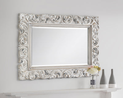 Baroque Distressed Wall Mirror – Julian Bowen, view 2