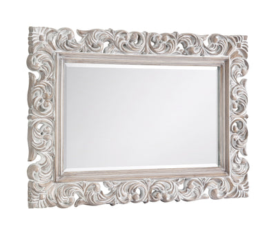 Baroque Distressed Wall Mirror – Julian Bowen