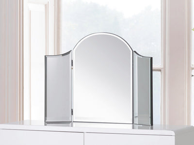 Canto Curved Dressing Table Mirror – Julian Bowen, view 2