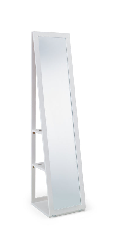 Fresco White Storage Mirror – Julian Bowen, view 2