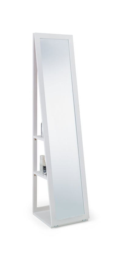 Fresco White Storage Mirror – Julian Bowen