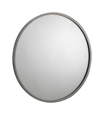 Octave Round Pewter Wall Mirror – Julian Bowen