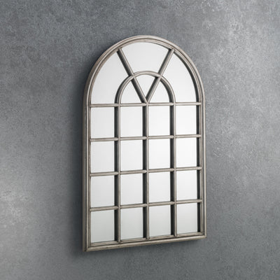 Opus Pewter Window Mirror – Julian Bowen, view 2