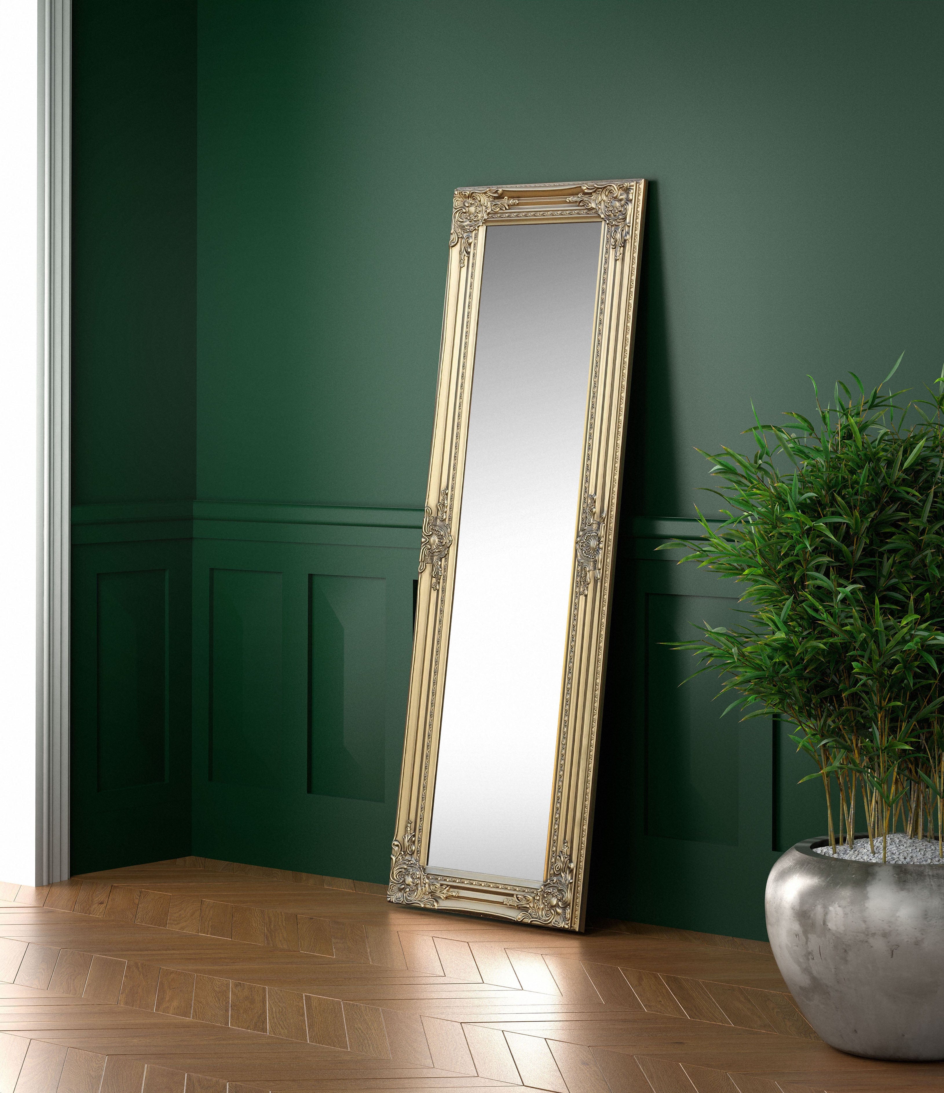 Palais Gold Dress Mirror – Julian Bowen, view 2