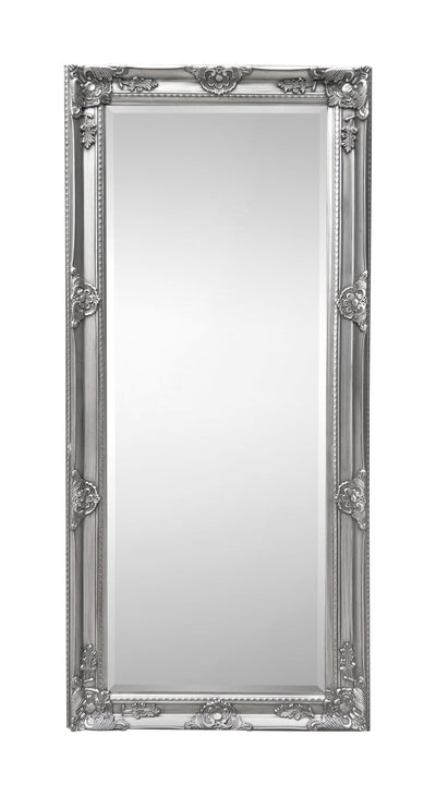 Palais Pewter Lean-To Dress Mirror – Julian Bowen, view 2