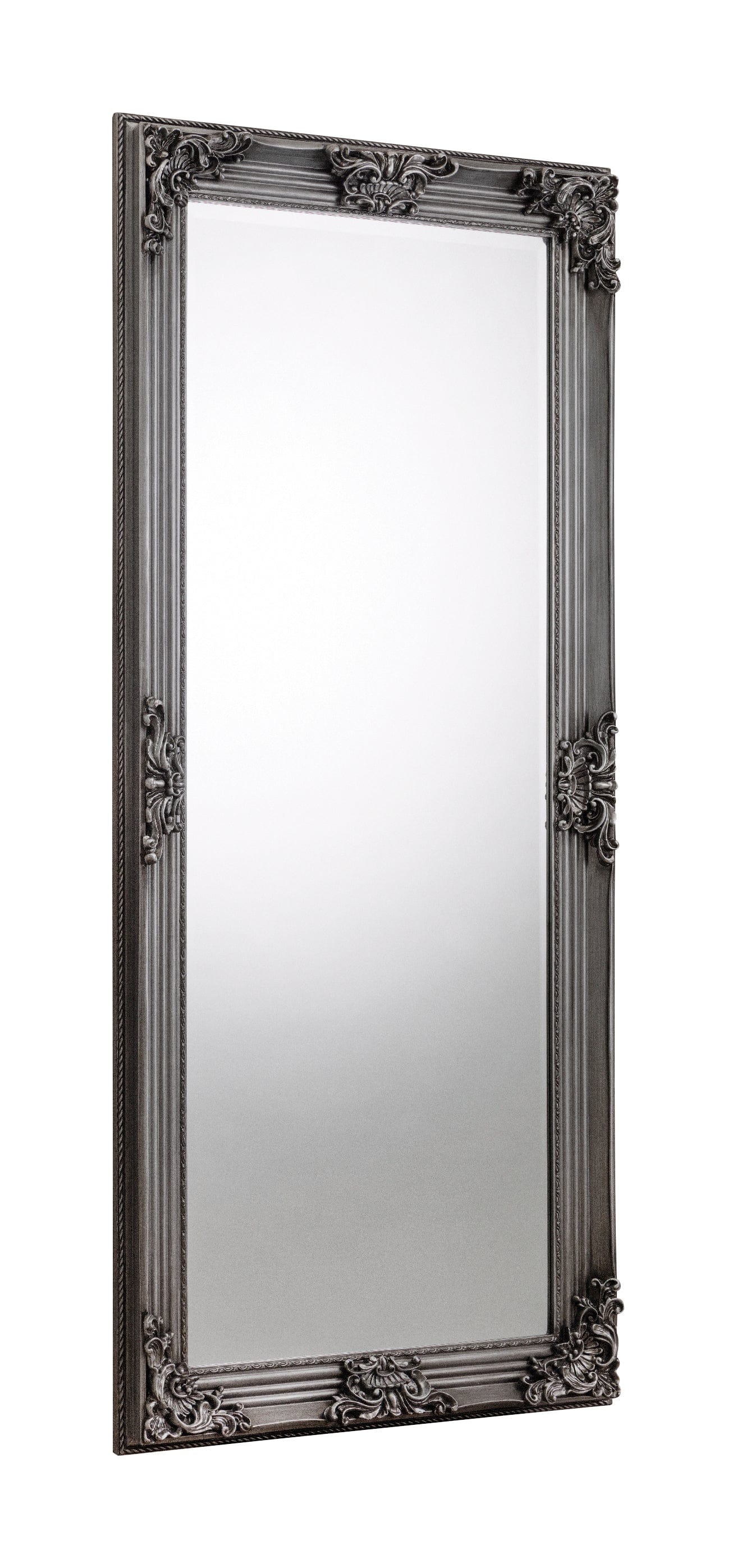 Rococo Pewter Lean-To Dress Mirror – Julian Bowen