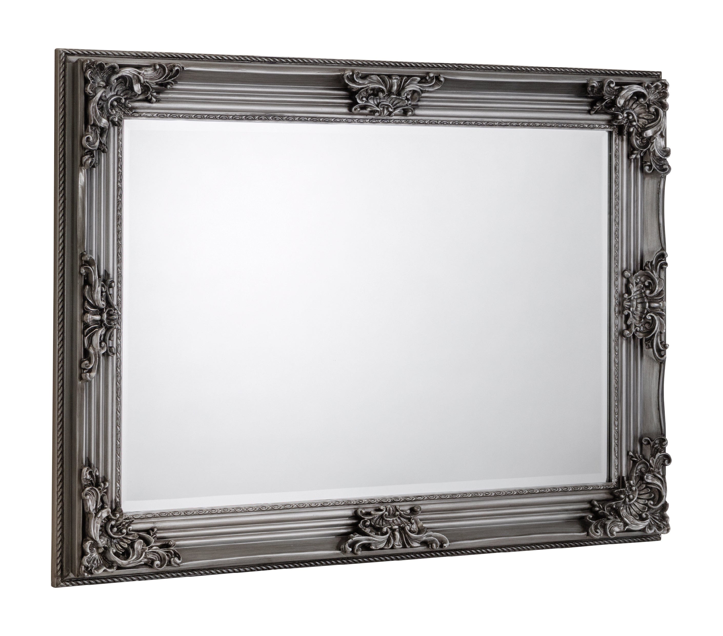 Rococo Pewter Wall Mirror – Julian Bowen