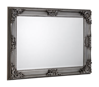 Rococo Pewter Wall Mirror – Julian Bowen