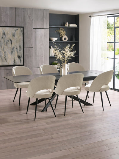 Ella Dining Chairs - Calico (Set Of 2) – Julian Bowen, view 10