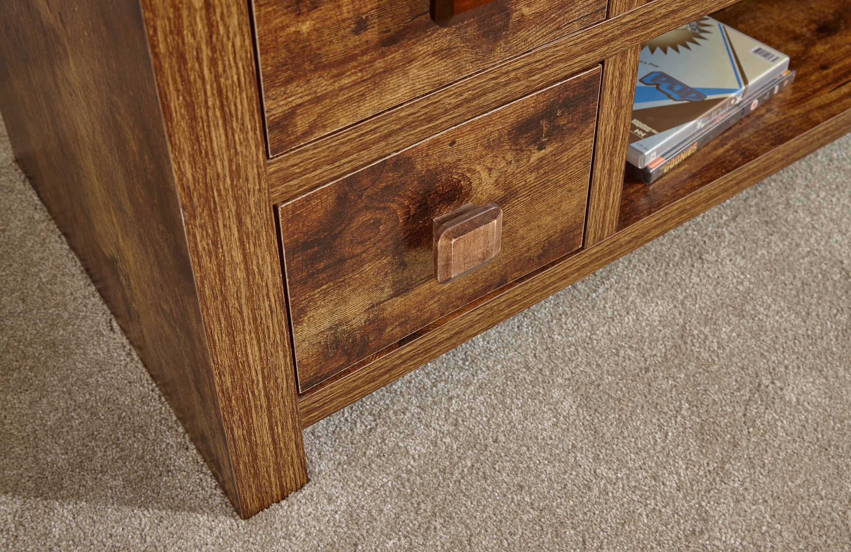 Jakarta 2 Drawer TV Unit Mango – GFW, view 6