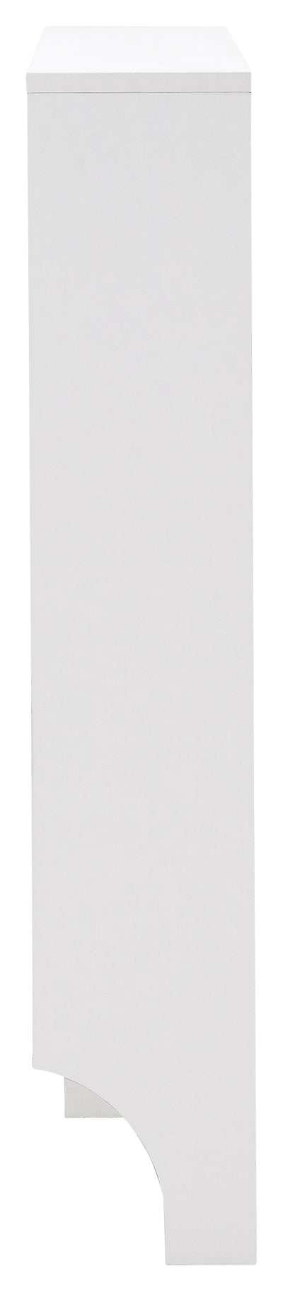 Narrow 4 Drawer Shoe Cabinet – White