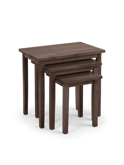 Cleo Walnut Nest of Tables – Julian Bowen