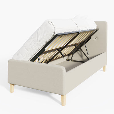 Ashbourne Ottoman Bed Natural – GFW, view 11